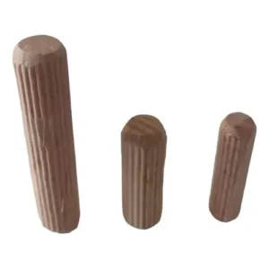 Tarugos de madera para carpinteria medidas 8x30 bolsa de 100
