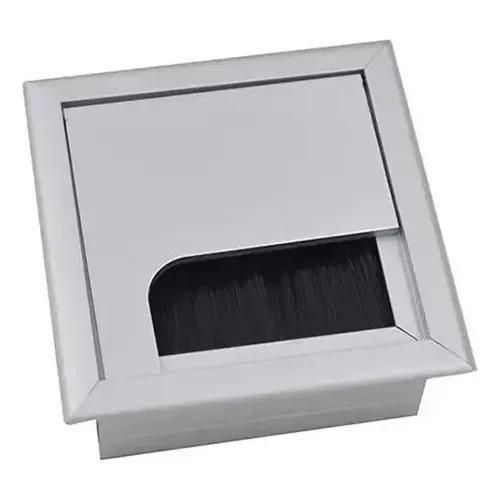 Pasacables para escritorios mesas de conferencia en aluminio