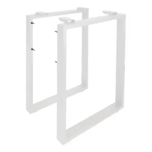 Bases patas para escritorios modulares negro/blanco