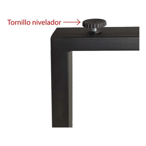 Bases patas para escritorios modulares negro/blanco - Image 5