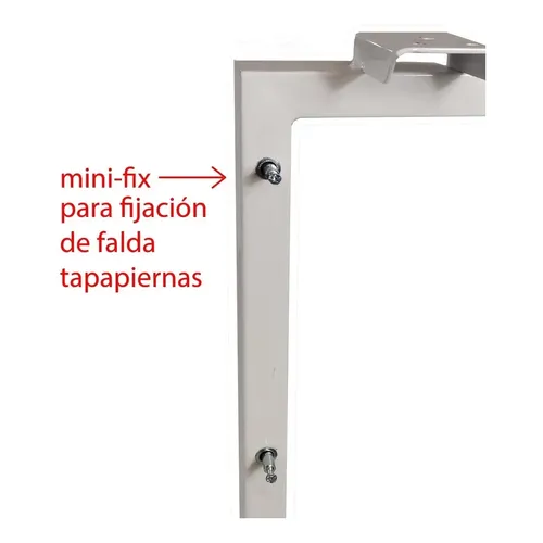 Bases patas para escritorios modulares negro/blanco - Image 7