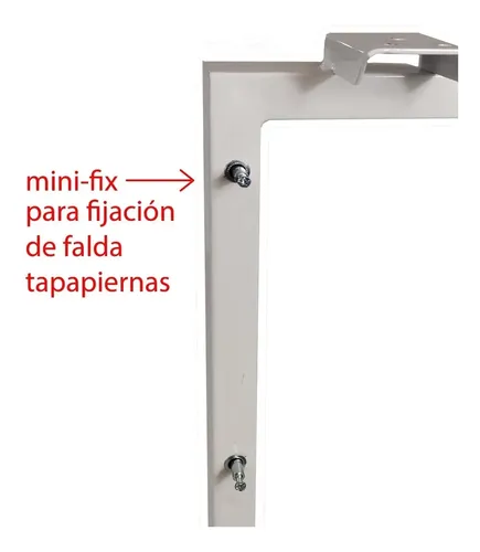 Bases patas para escritorios modulares negro/blanco - Image 8