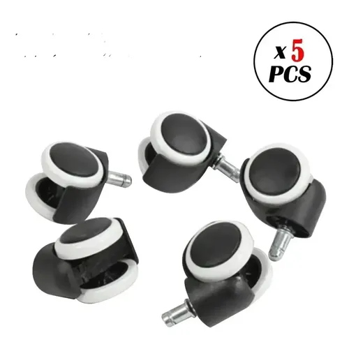Ruedas para sillas de oficina presentación 5 unidades