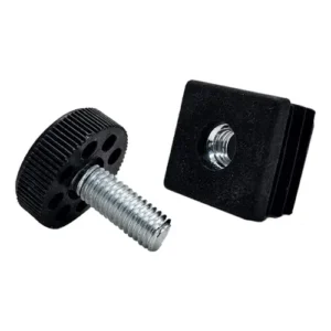 Tornillo altura ajustable tubo cuadrado 1 x 1