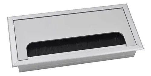 Pasacables de aluminio en color negro blanco aluminio plateado - Image 2