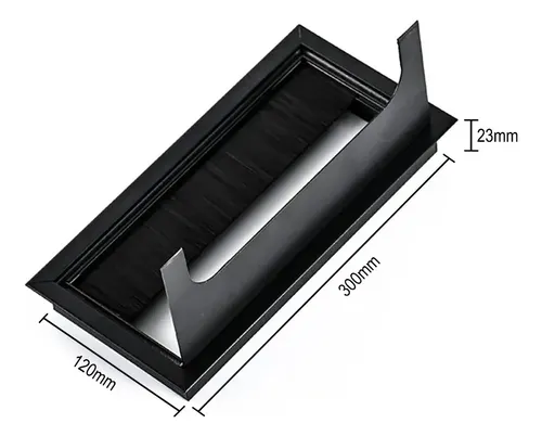 Pasacables de aluminio en color negro blanco aluminio plateado - Image 6