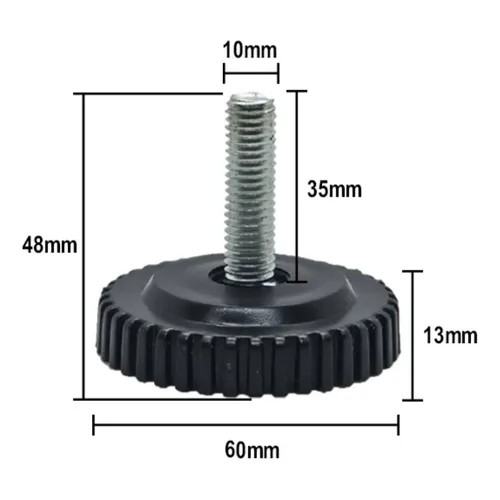 Tornillo pata niveladora para muebles diámetro 60 mm - Image 3